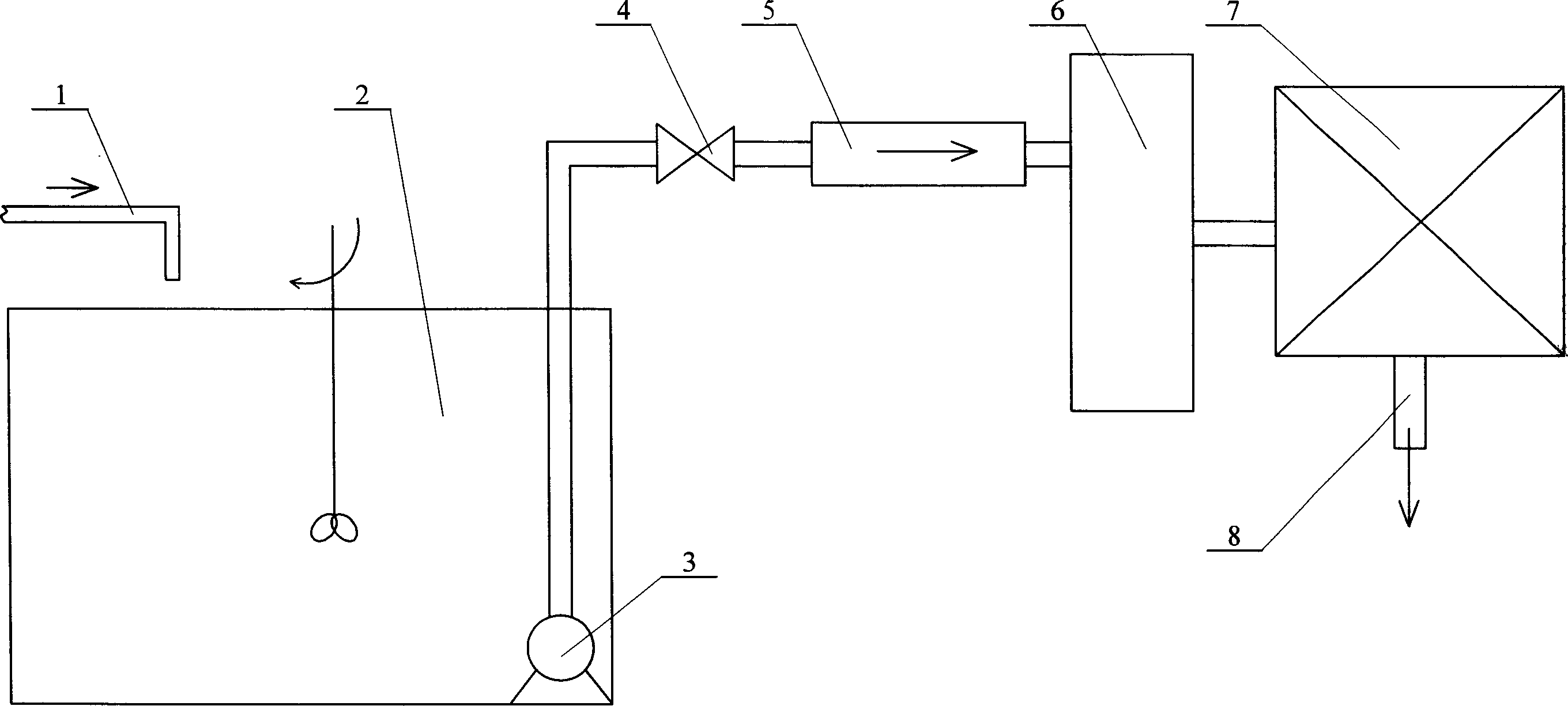 Method of removing ammonia nitrogen in water by using electrodialysis