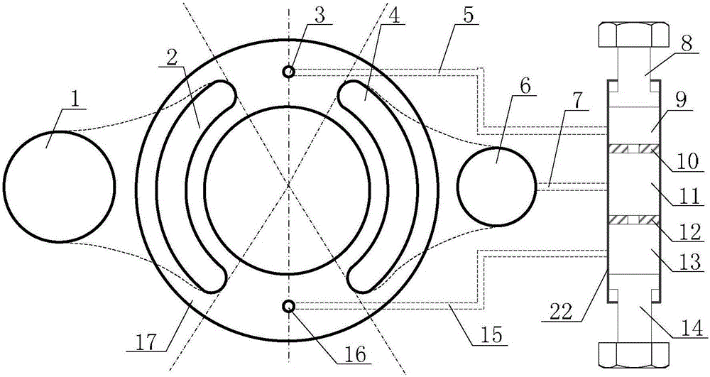 Pressure pulsation attenuation device integrated in plunger pump and capable of adjusting attenuation frequency