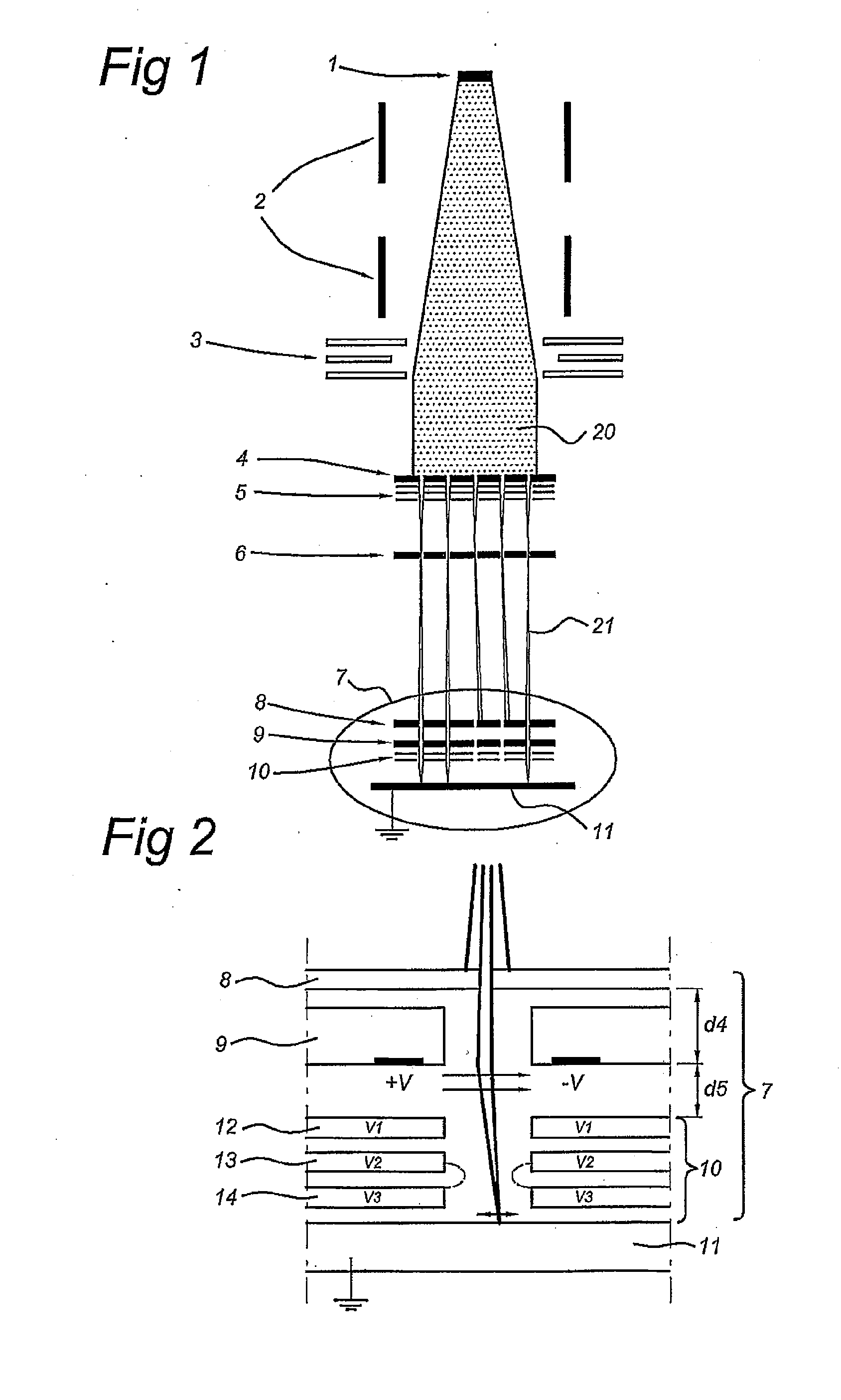 Projection lens arrangement