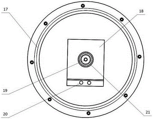 Underwater detection device for turbid water area