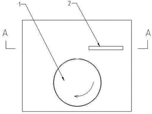 Concealed type rotary lock cylinder and unlocking key