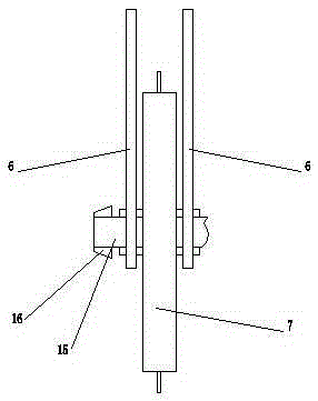 Straddle support lifting adjustment ground wheel assembly