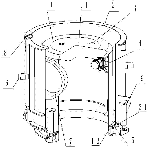 Concrete inspection well molding mould with base