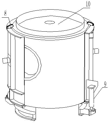 Concrete inspection well molding mould with base