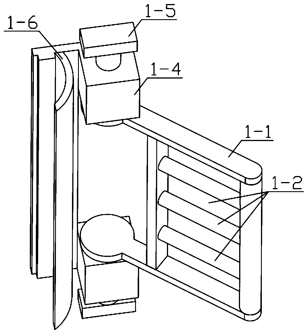 Handheld garden wall ice clearing device