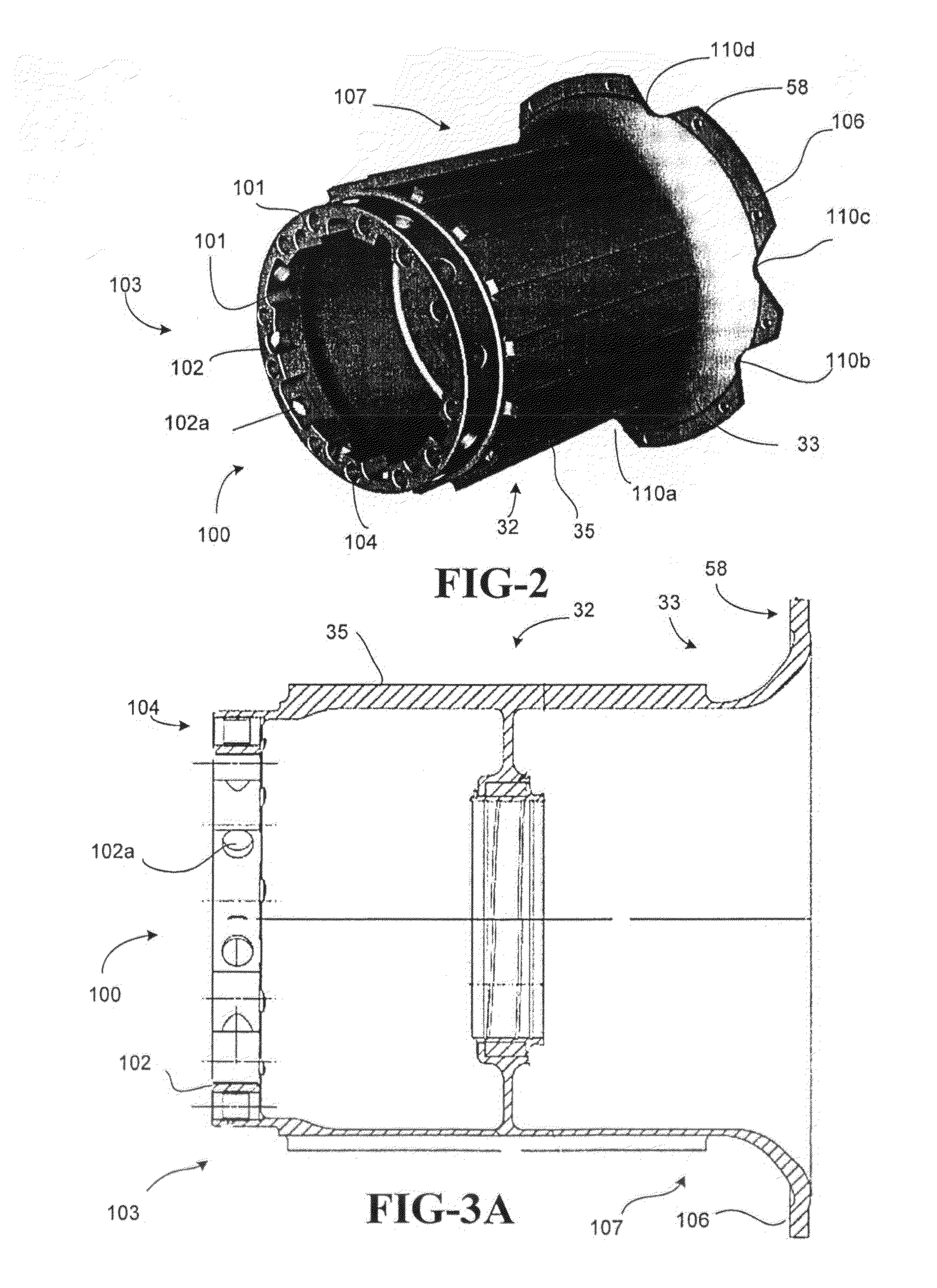 Asymmetrical brake torque plate back leg