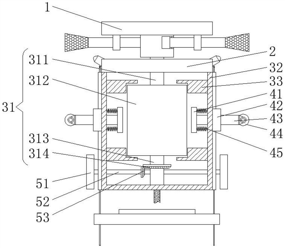 Row-drive type pipeline inner wall two-way cleaning device