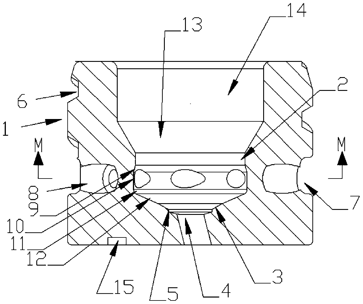 Valve seat and spiral planar inlet nozzle