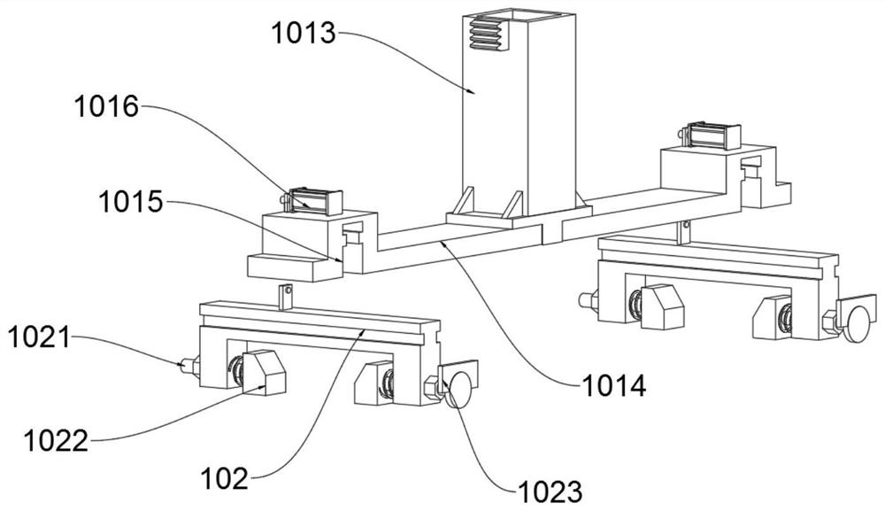 Integrated door pocket processing production line