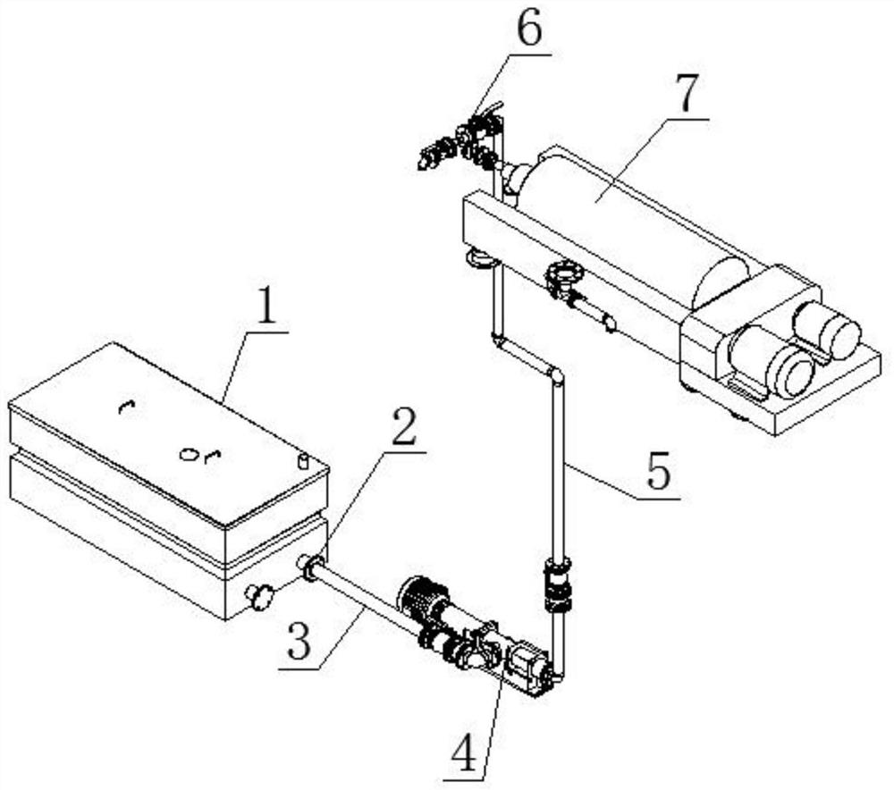 Three-phase centrifuge oil extraction device for kitchen garbage treatment system