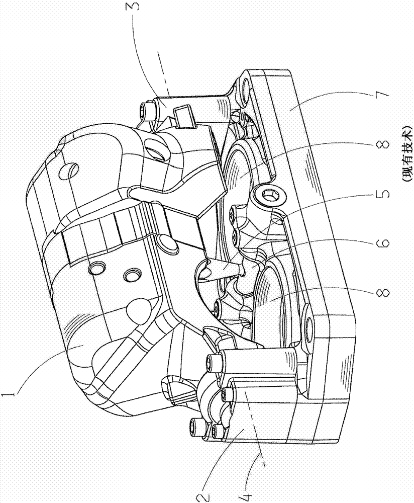 Adjusting device of hydrostatic module