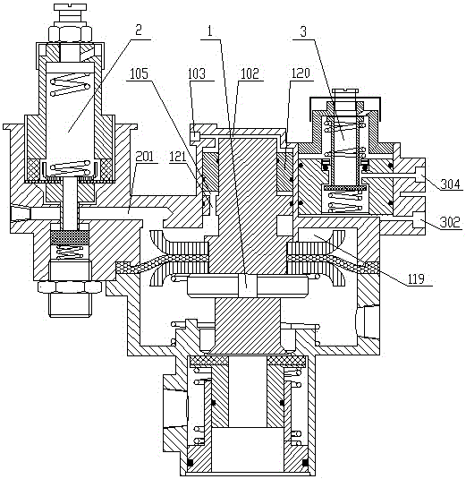 Relay valve for tractor steering axle