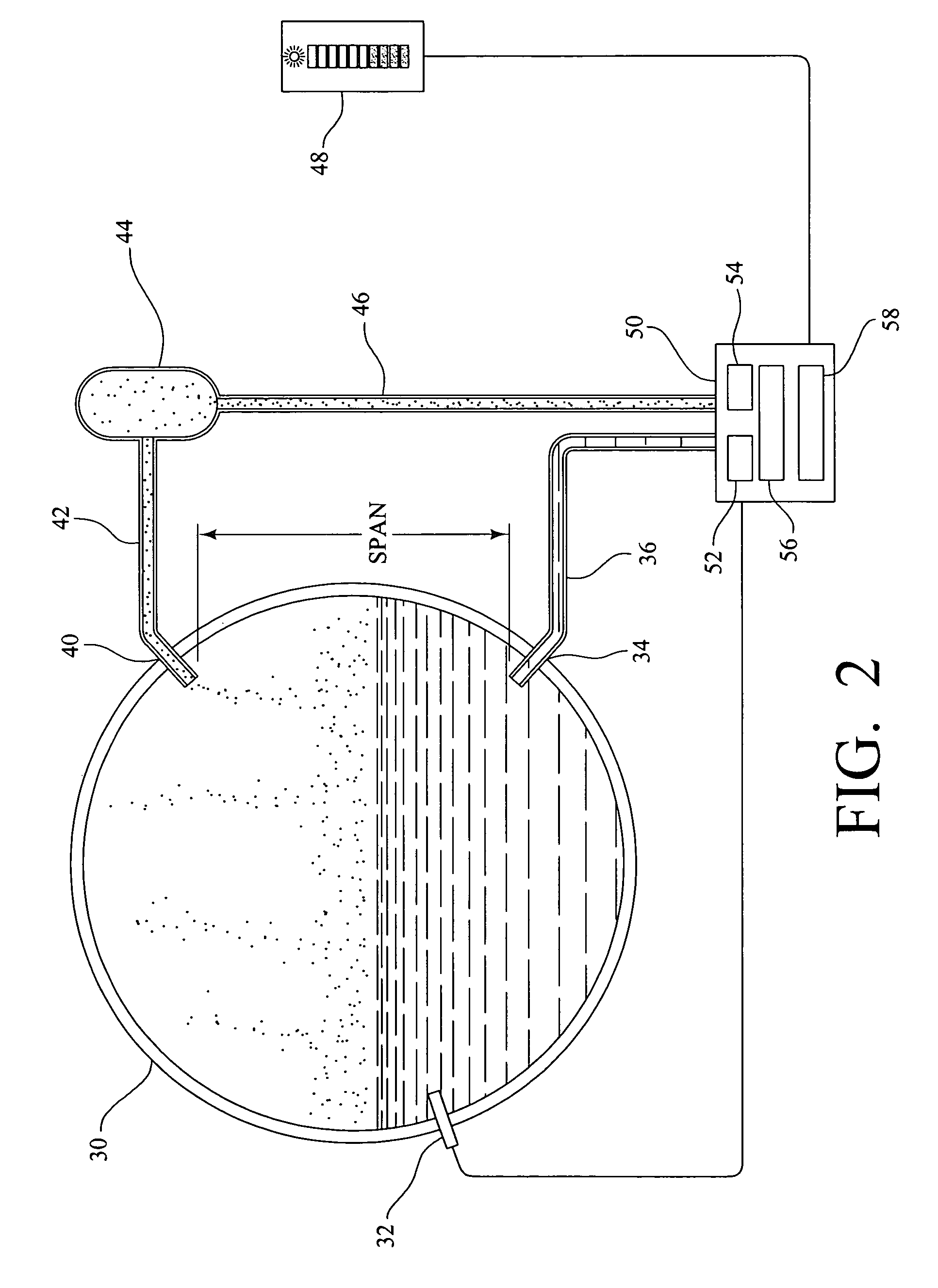 Apparatus and method for determining a liquid level in a steam drum