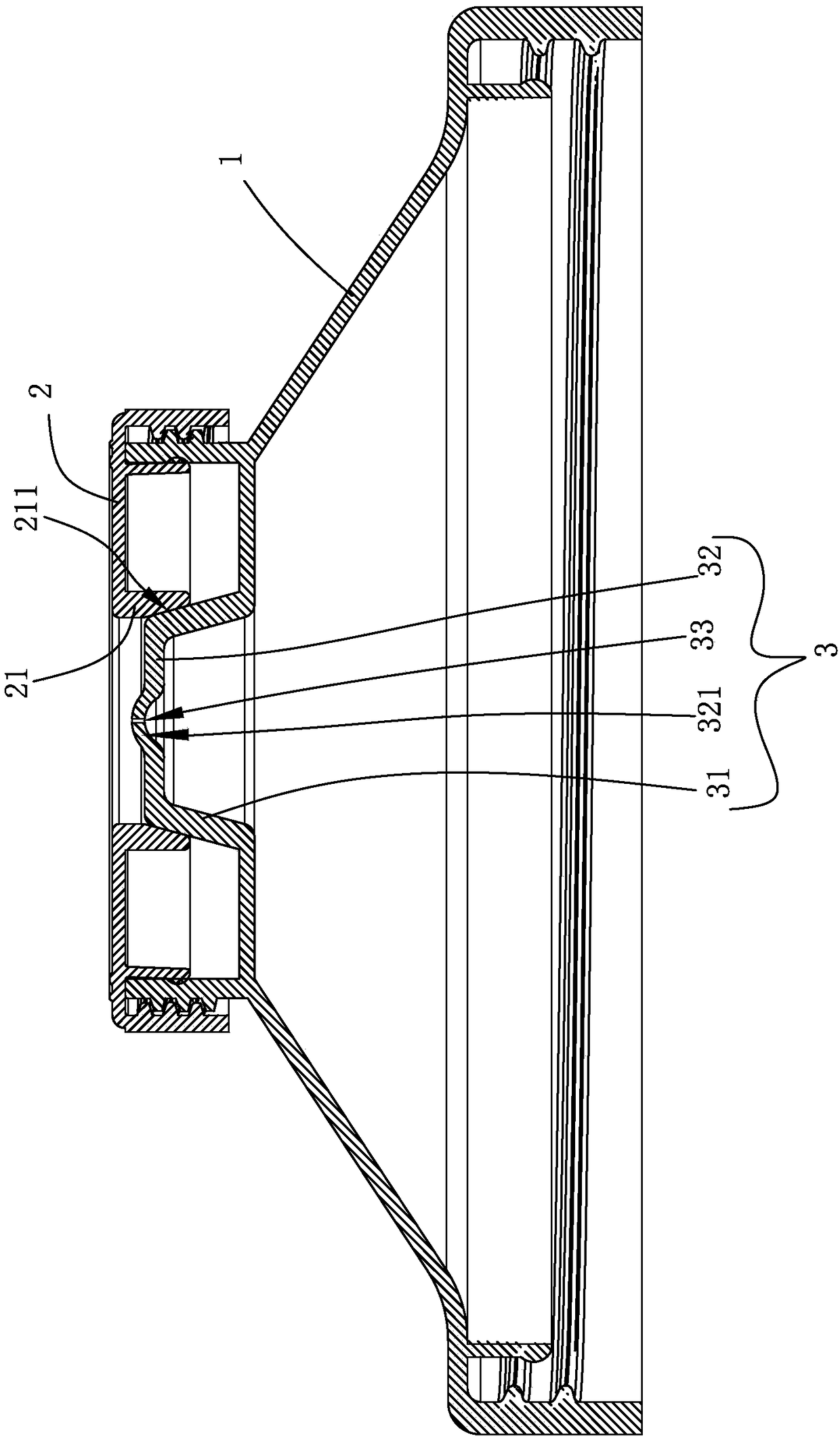 Bottle cap and bottle plug capable of realizing automatic pressure relief