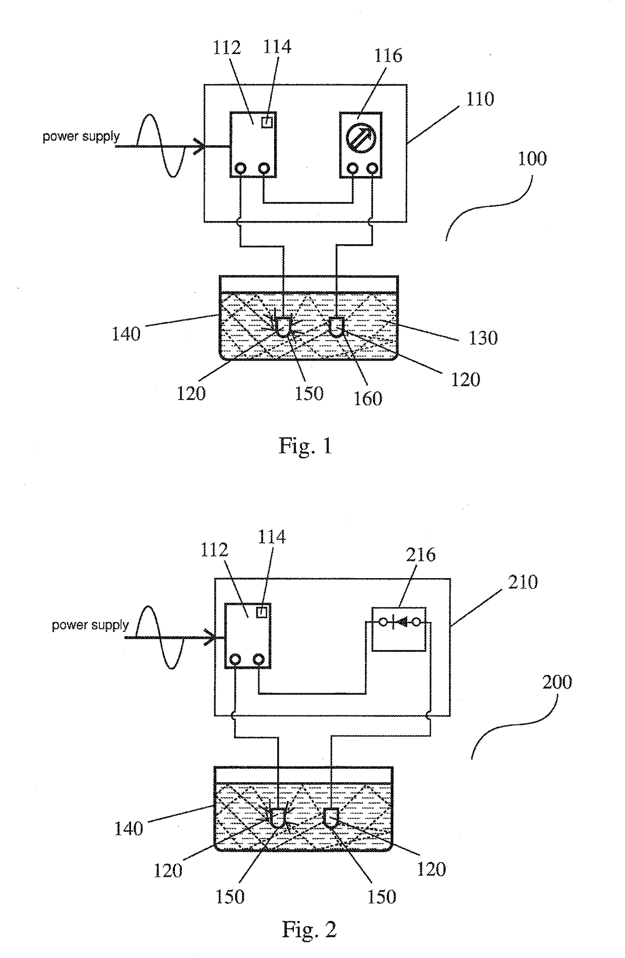 Method and system for applying superimposed time-varying frequency electromagnetic wave to water to effect various treatment functions