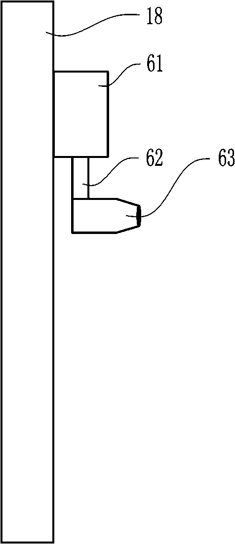 A cleaning and disinfection device for medical obstetrics and gynecology examination bed