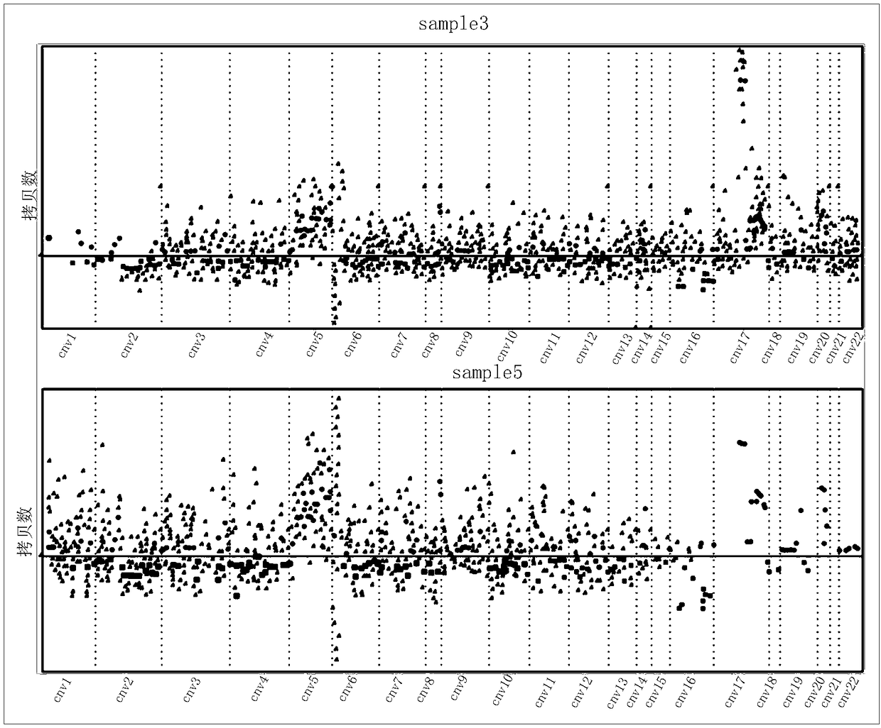 Circulating tumor DNA copy number variation detection method and apparatus