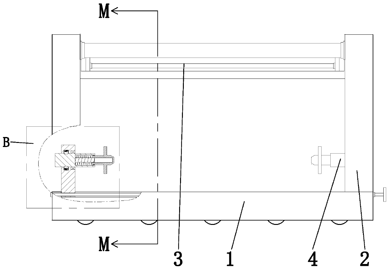 Agricultural greenhouse plastic film mulching construction method