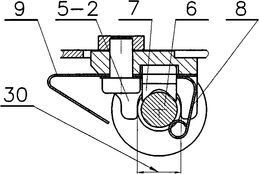 Lever type pneumatic pressurizing cradle