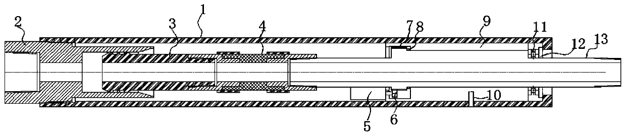 Rotary guiding device for petroleum drilling