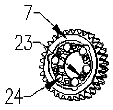 Driving motor for electric car