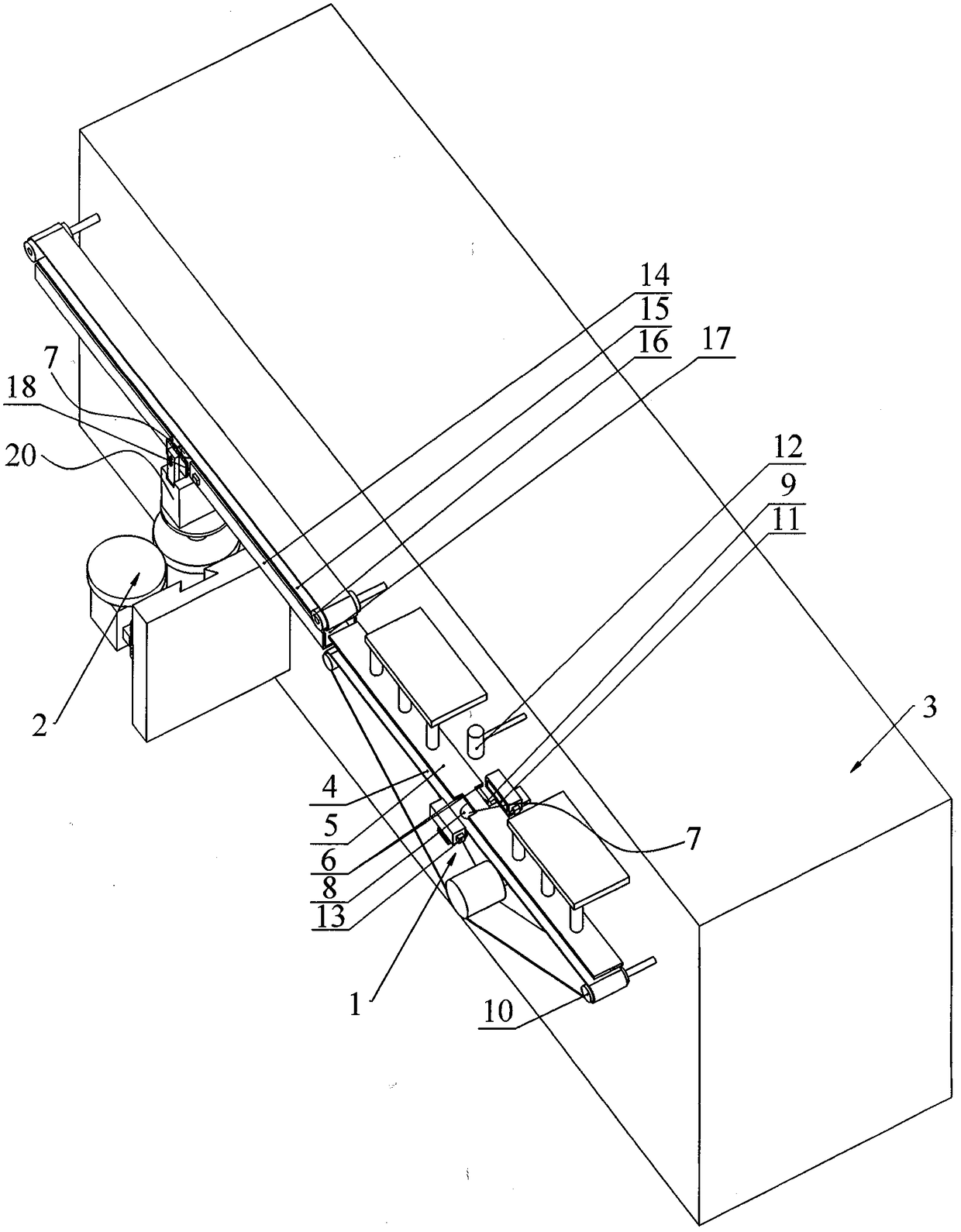 Lotus seed direction changing mechanism and lotus seed machine