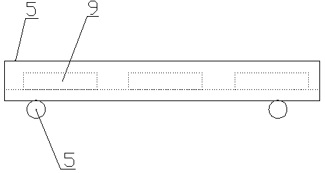 Priming coat glue shake-up device for automobile skylight