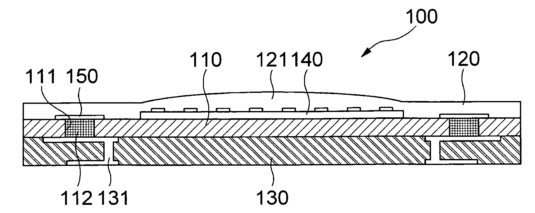 Camera module package and method of manufacturing the same