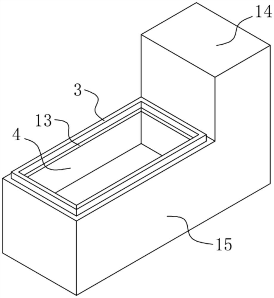 Floating dock for partial repair of ship bottom