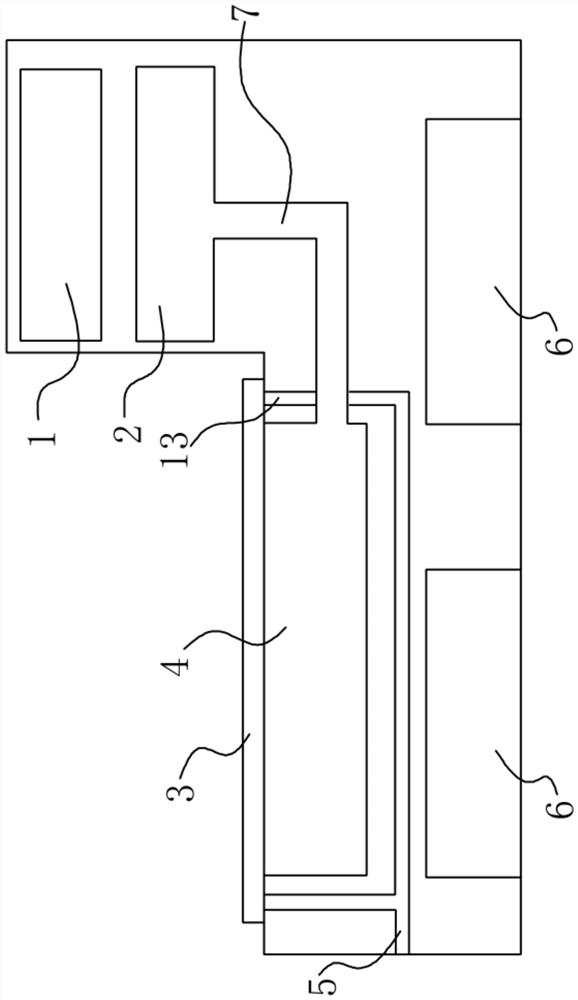 Floating dock for partial repair of ship bottom