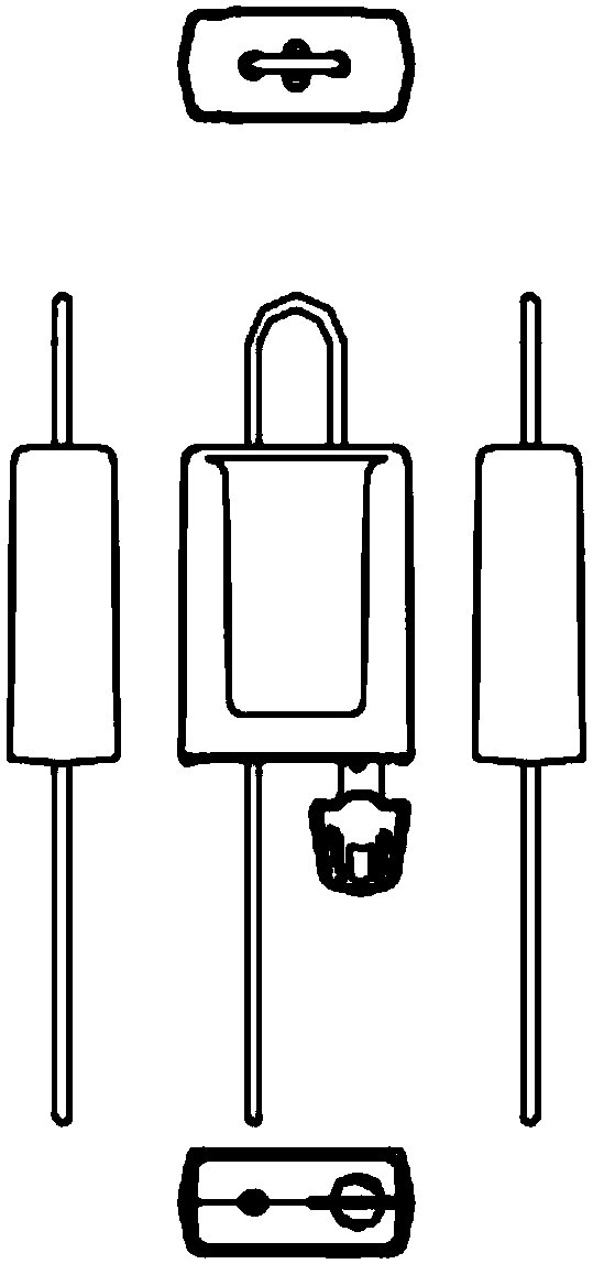 Mooring rope lock device