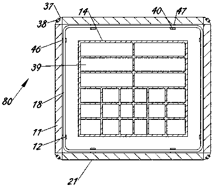 Make-up bag capable of being expanded