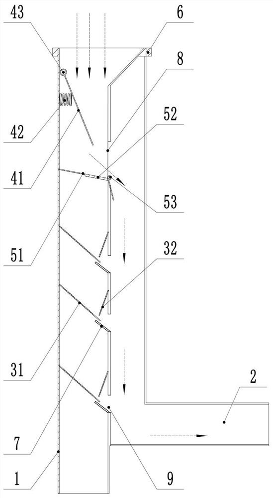 A roof rainwater purification treatment device and its treatment method