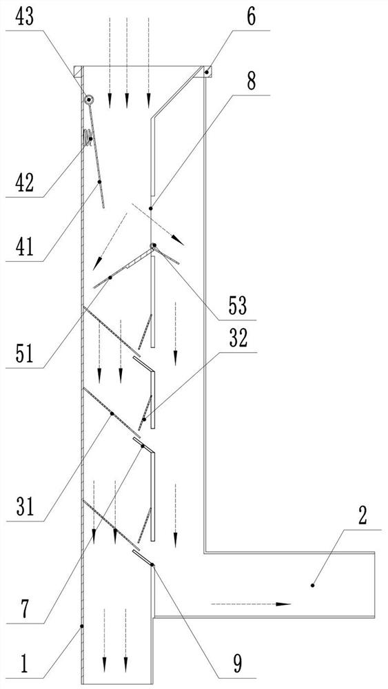 A roof rainwater purification treatment device and its treatment method