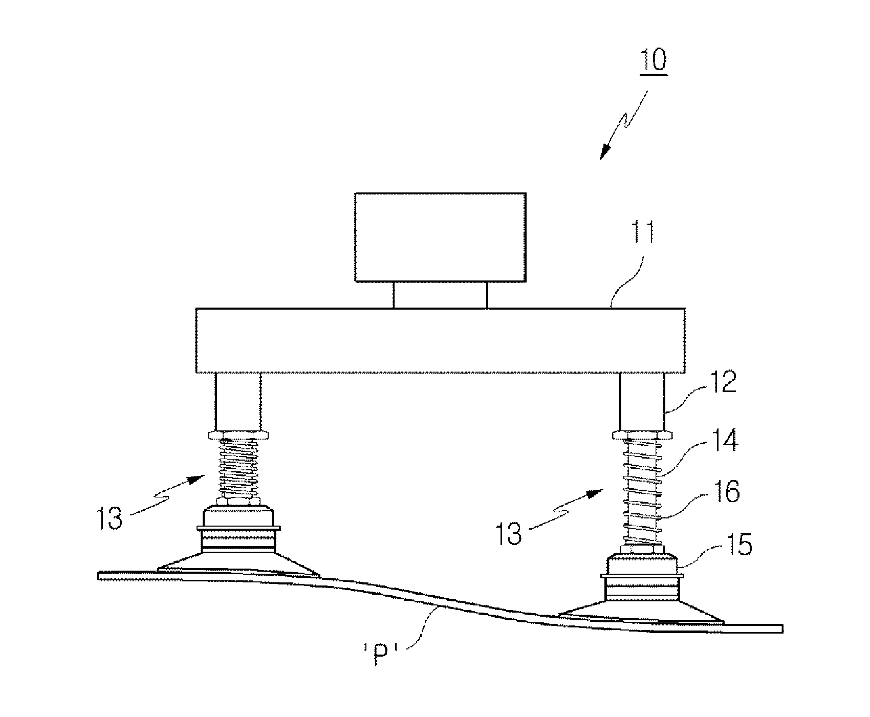 Device for locking rod member using lock block