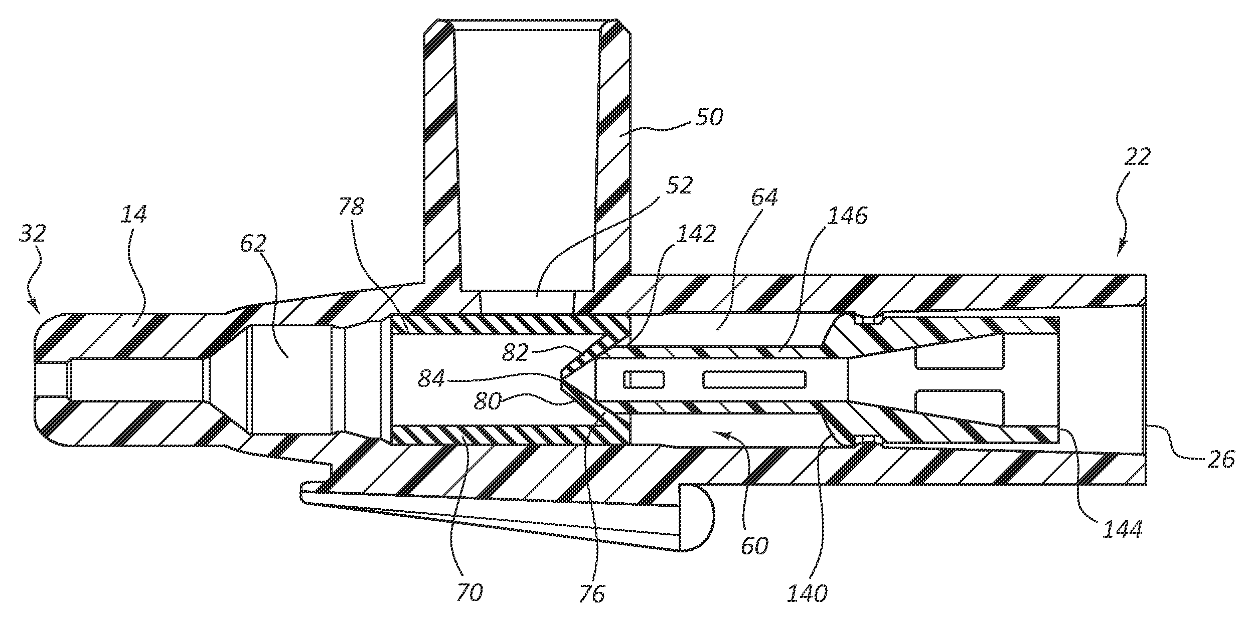 Intravenous catheter with duckbill valve