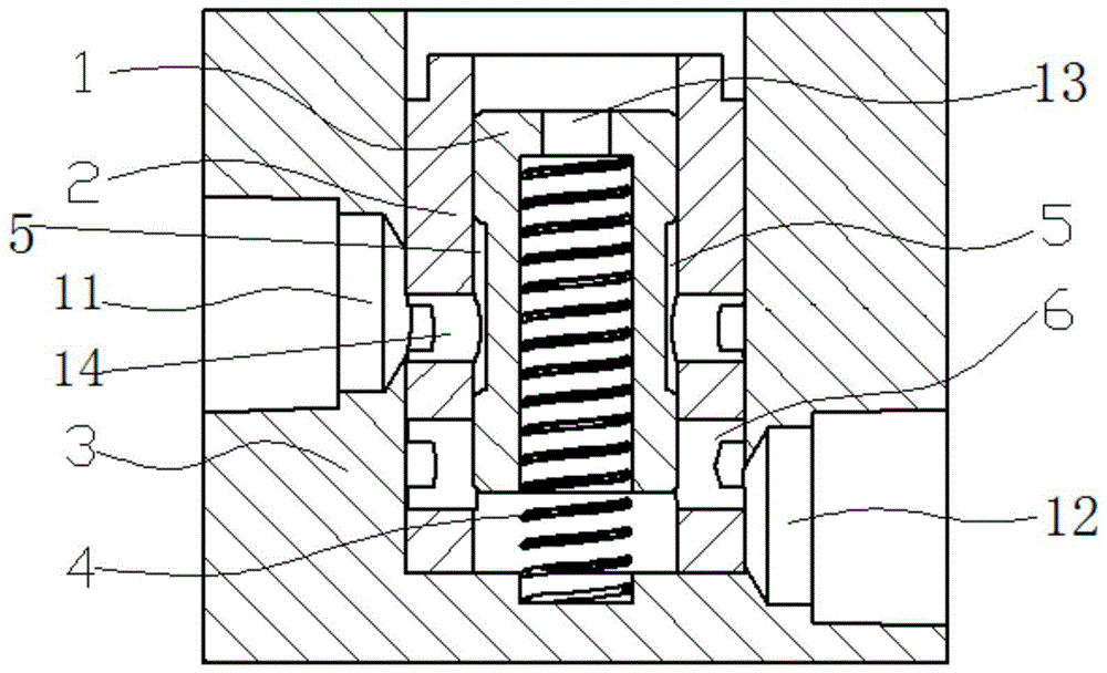 Two-position three-way valve and vibration isolation system with the two-position three-way valve