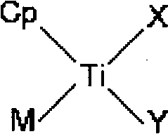 Single metallocene-titanium catalyst containing phosphate ester ligand and preparation method and application thereof