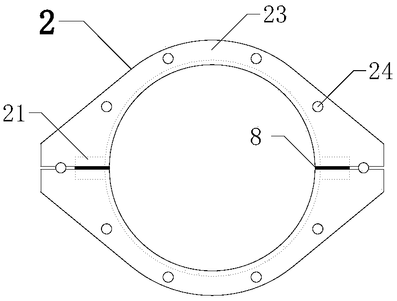 Pressure difference adjustable emanation rock medium radon exhalation rate measuring device and its application method