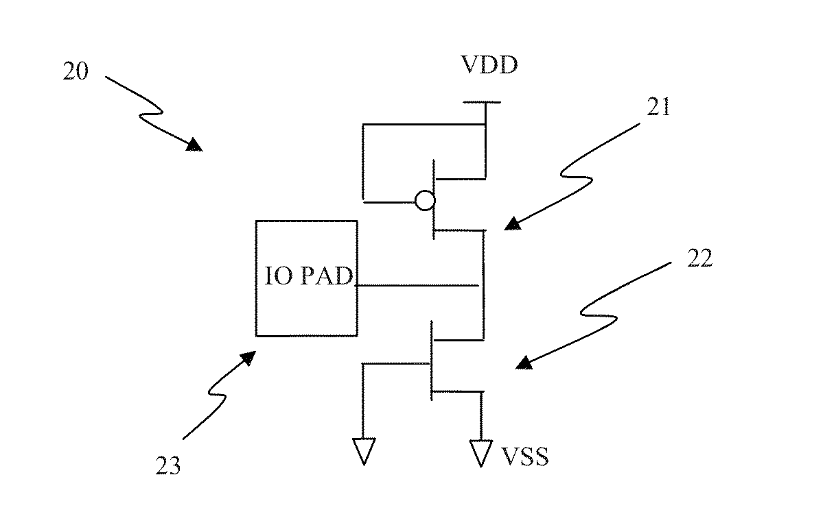 Structures and techniques for using mesh-structure diodes for electro-static discharge (ESD) protection