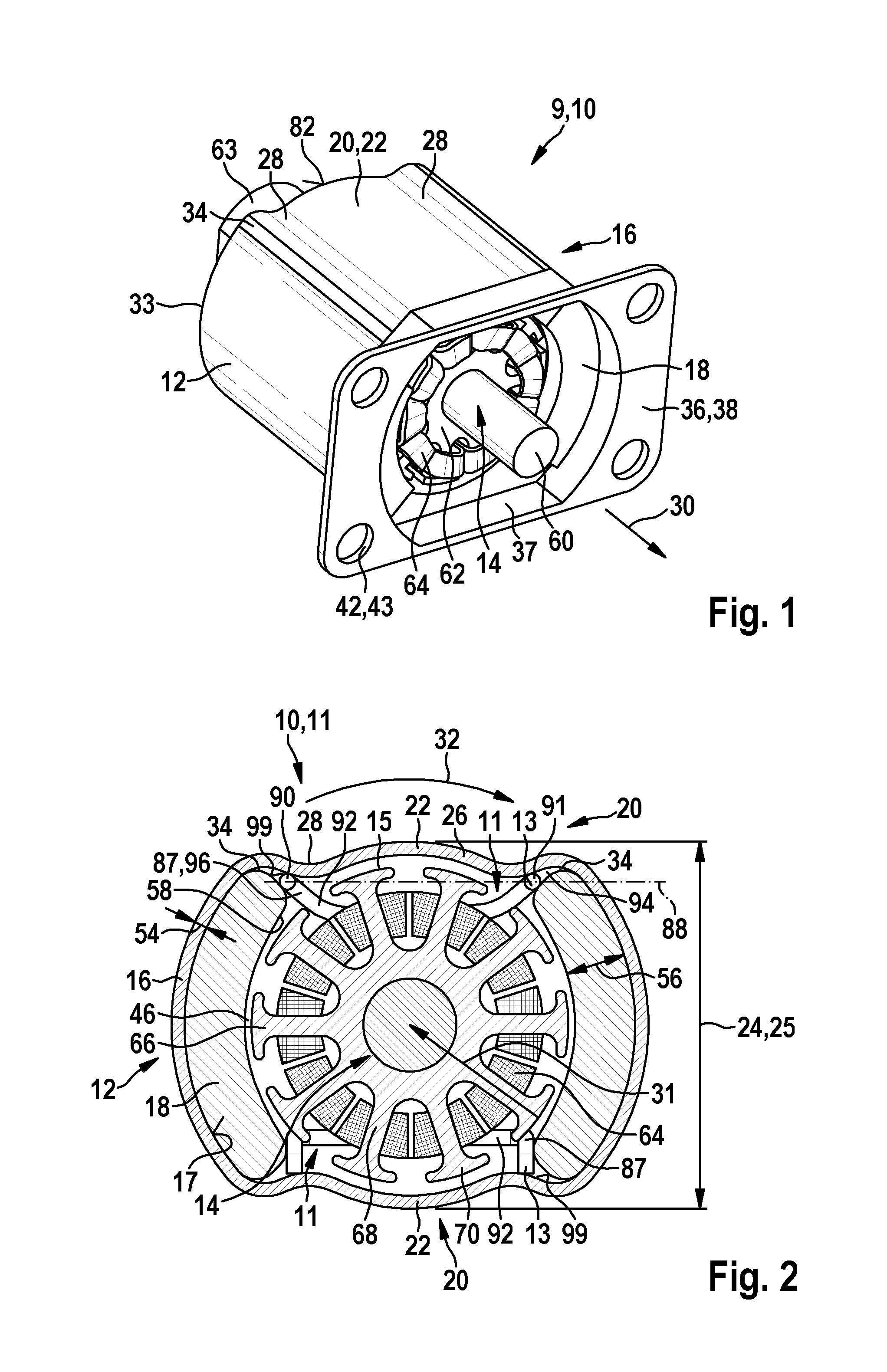 Magnet-retaining spring, electric machine containing such a magnet-retaining spring, and method for producing the electric machine