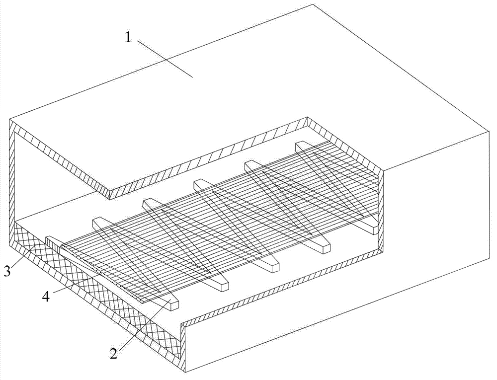 Slow-wave device adopting circular arc body V-shaped waving micro-strip curve