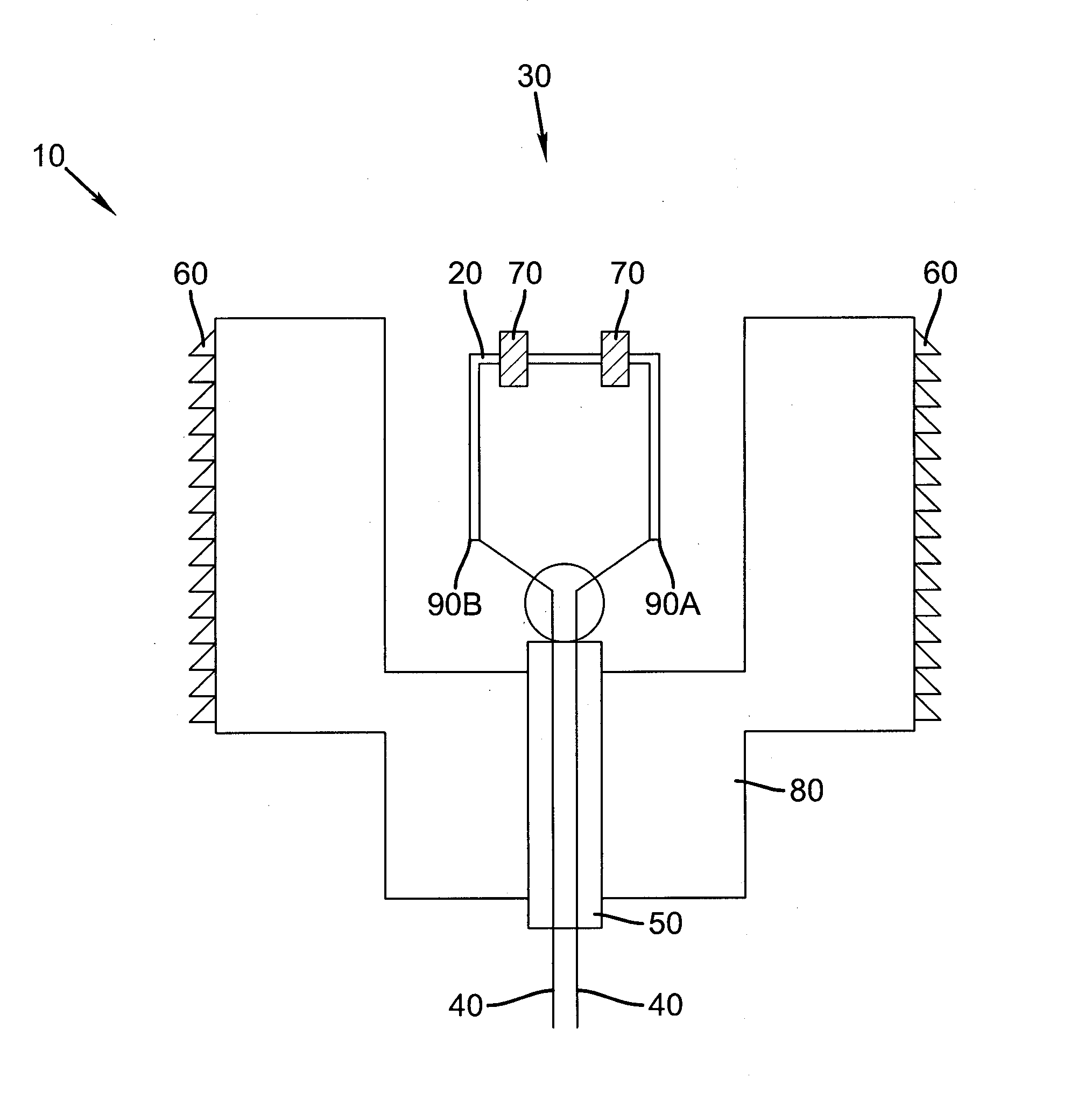 Pressure gauge for organic materials