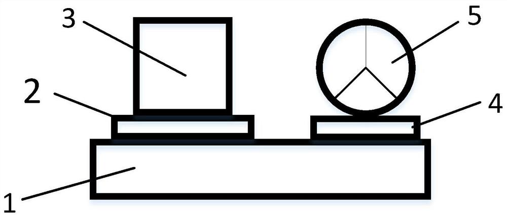 Measurement reference device capable of being used for establishing a coordinate system