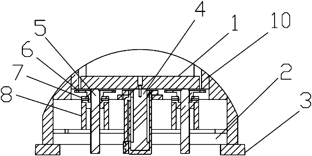 Position adjusting mechanism of punch press ejector plate