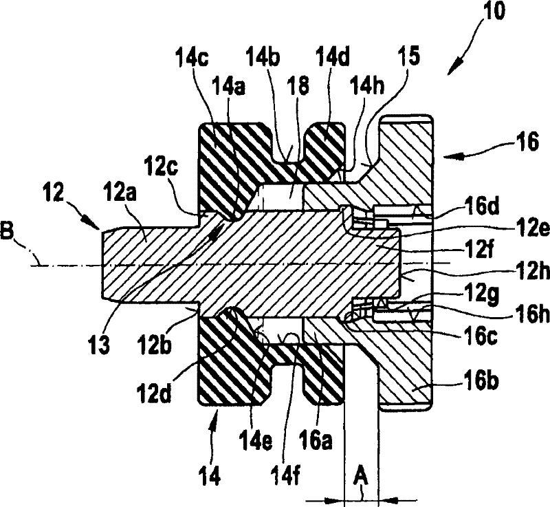 Device for suspending a unit such that vibrations are damped and complete equipment