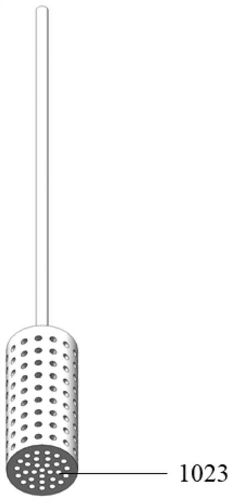 Underwater sand rain method device for transparent soil preparation and use method of underwater sand rain method device