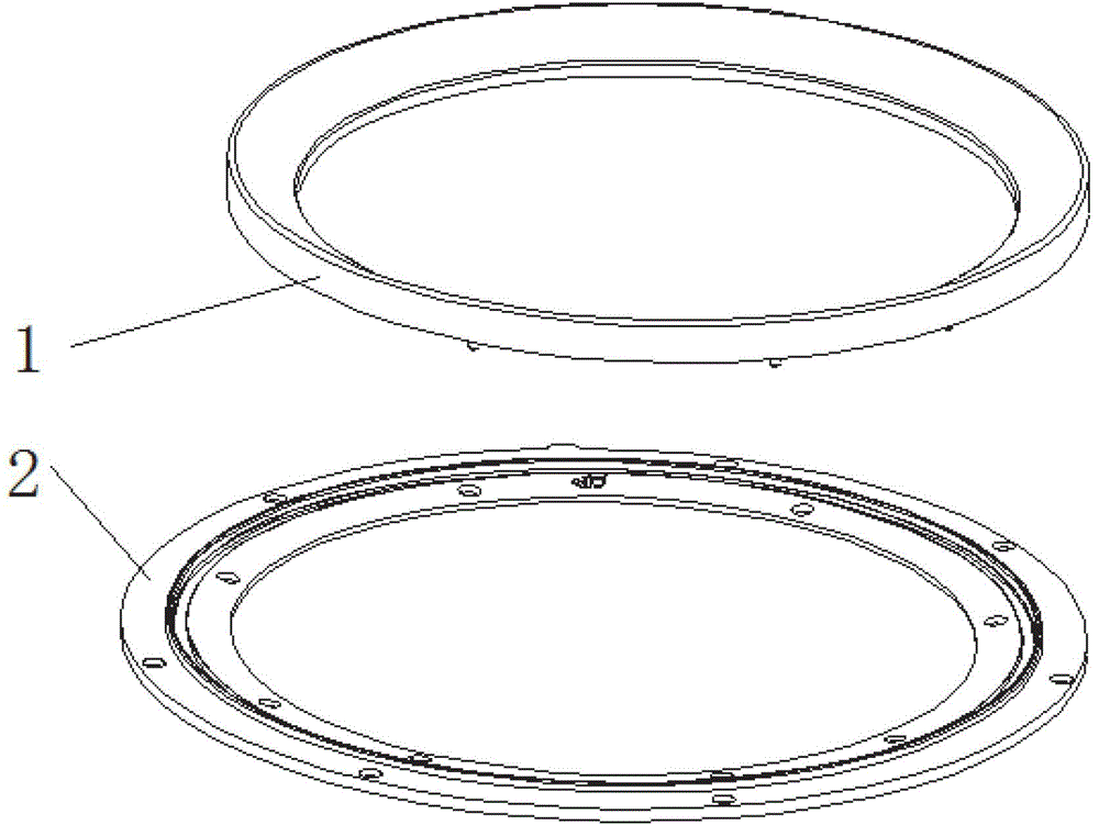 A luminous three-dimensional automobile dial assembly structure