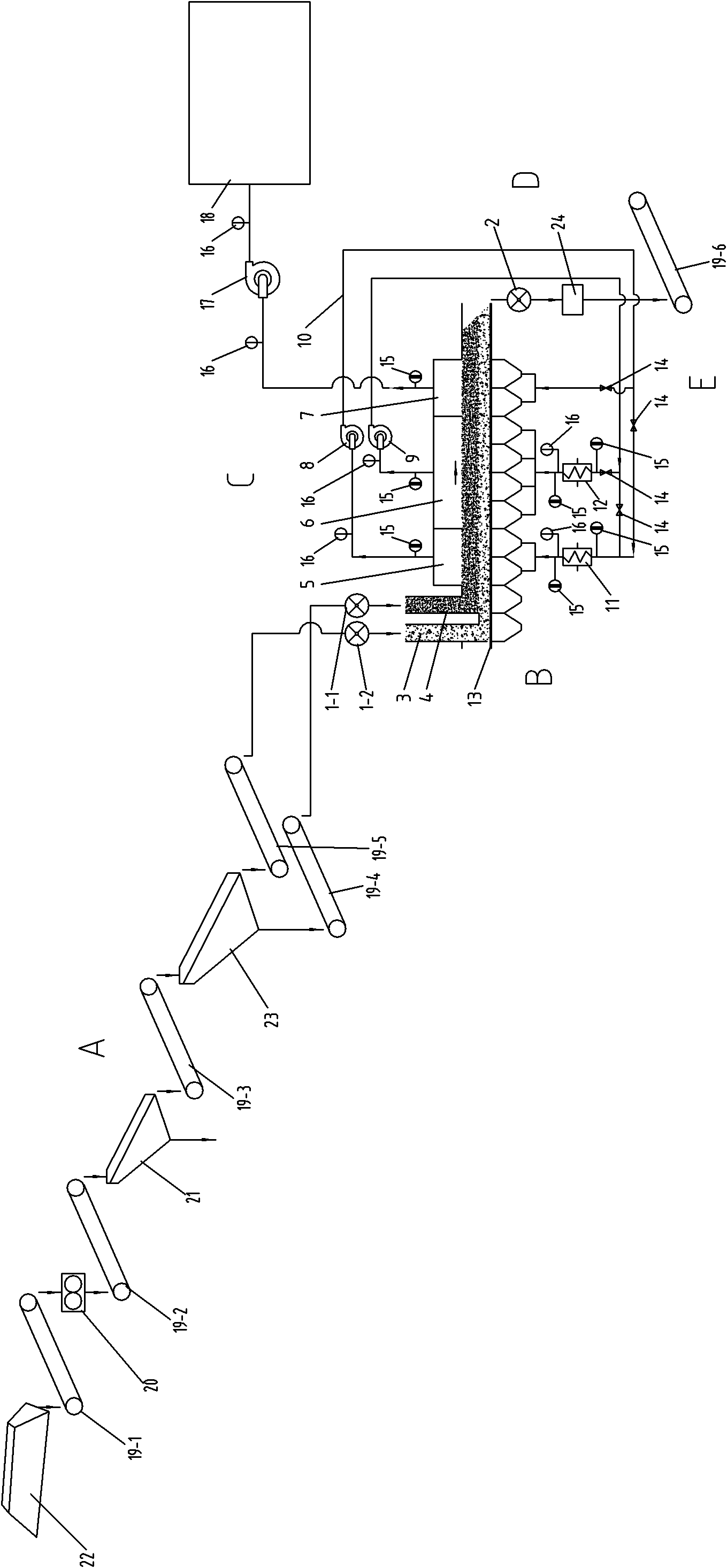 Oil shale dry distillation system