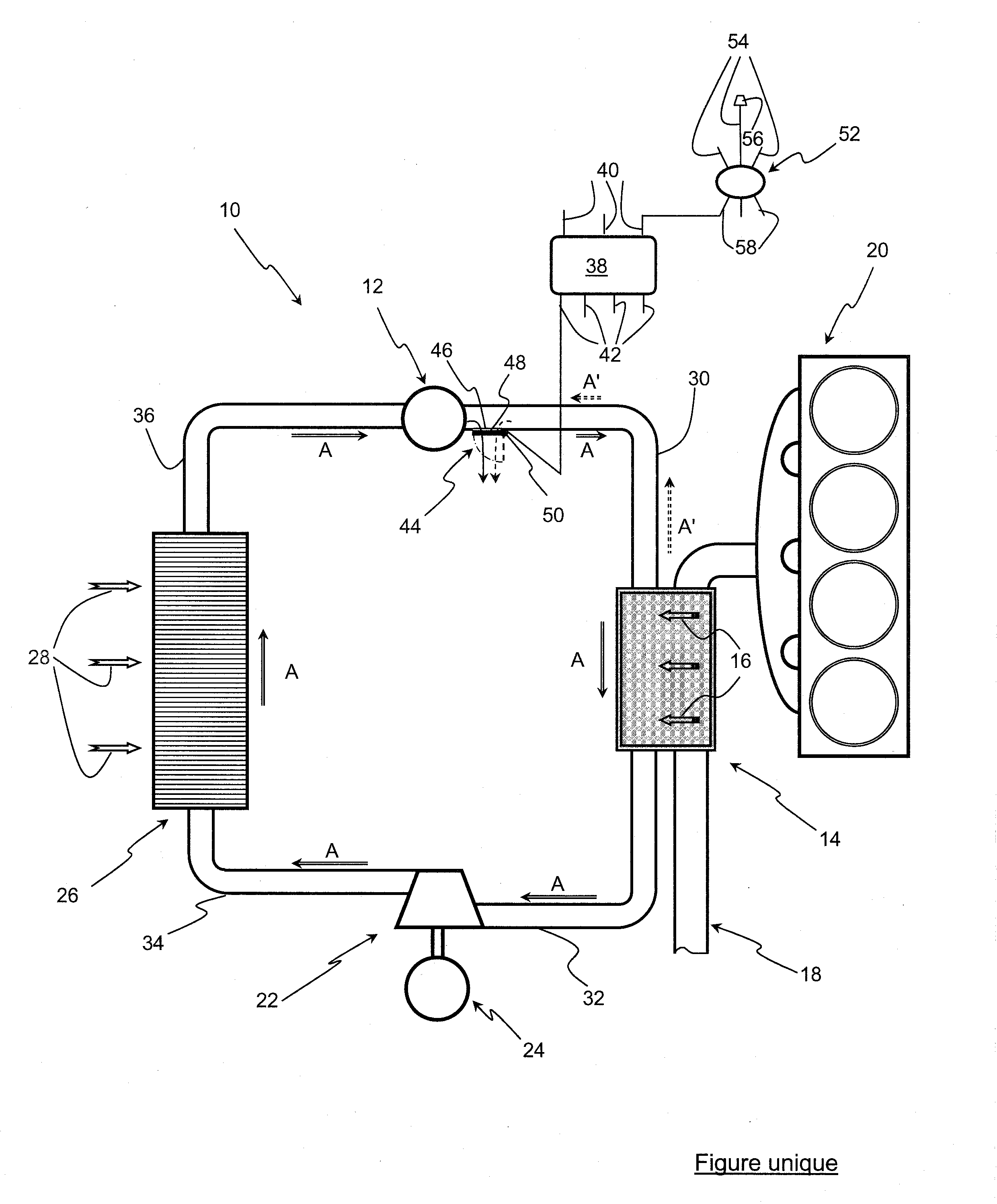 Method of controlling a closed loop performing a rankine cycle and loop using same